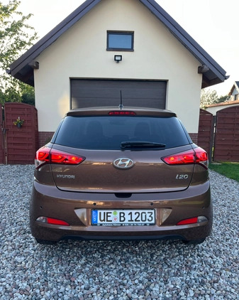 Hyundai i20 cena 42900 przebieg: 18000, rok produkcji 2015 z Pisz małe 407